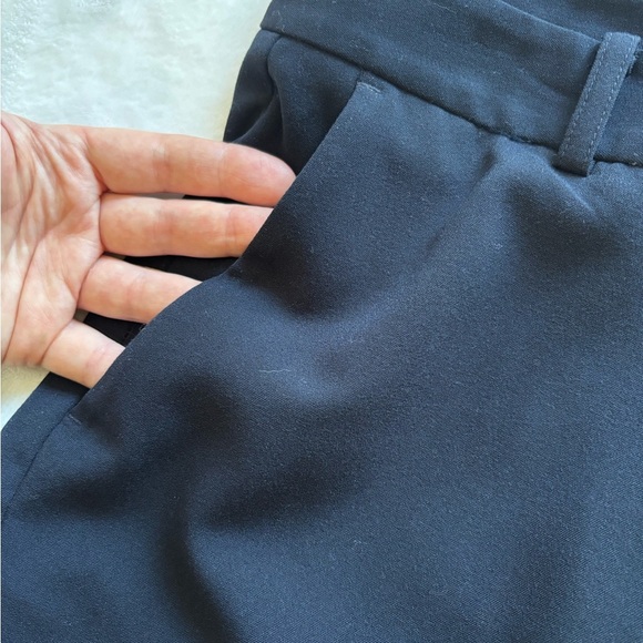 Michael Kors Classic Pants Size 8 Cropped Dark Blue - Picture 12 of 14